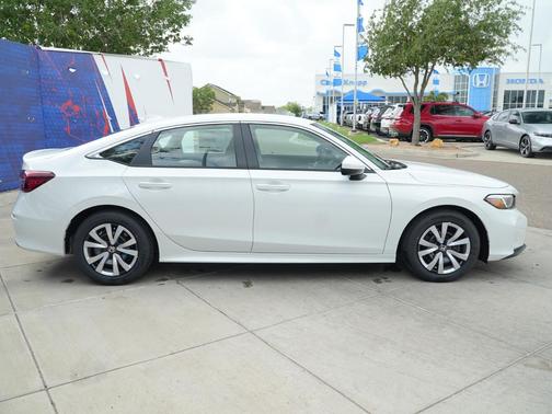 Platinum White Pearl 2026 Honda Civic LX