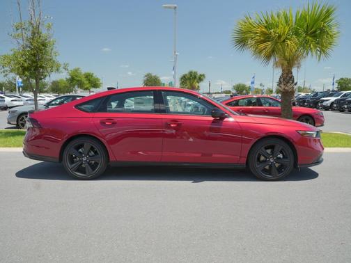 Radiant Red Metallic 2026 Honda Accord Hybrid Sport-L