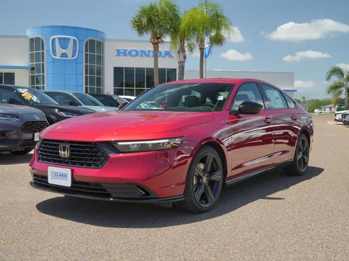 Radiant Red Metallic 2026 Honda Accord Hybrid Sport-L