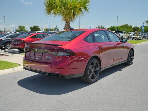 Radiant Red Metallic 2026 Honda Accord Hybrid Sport-L