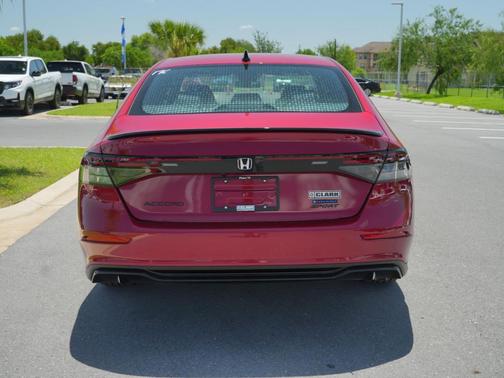 Radiant Red Metallic 2026 Honda Accord Hybrid Sport-L