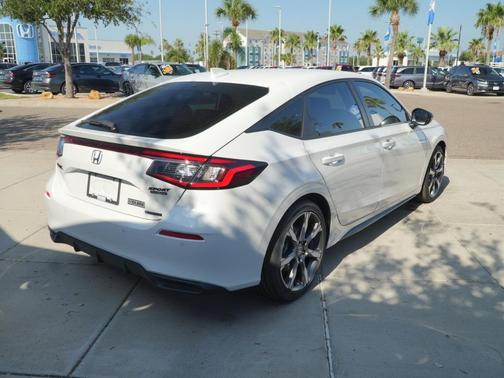 Platinum White Pearl 2026 Honda Civic Hybrid Sport Touring