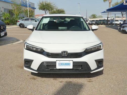 Platinum White Pearl 2024 Honda Civic EX