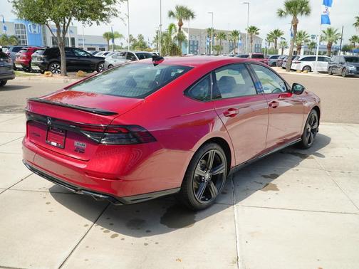 Radiant Red Metallic 2026 Honda Accord Hybrid Sport-L