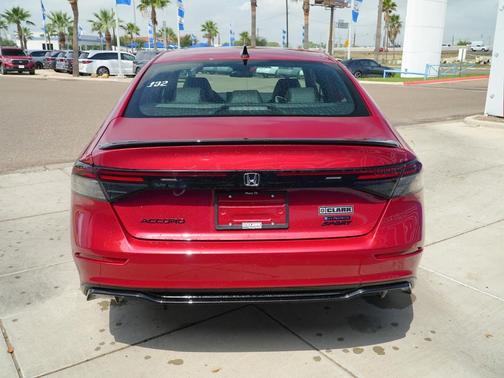 Radiant Red Metallic 2026 Honda Accord Hybrid Sport-L