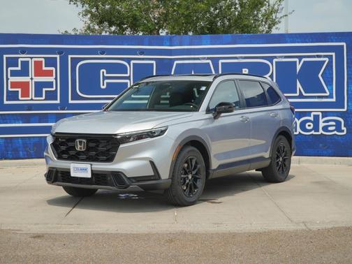 Solar Silver Metallic 2026 Honda CR-V Hybrid Sport-L FWD