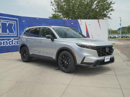 Solar Silver Metallic 2026 Honda CR-V Hybrid Sport-L FWD