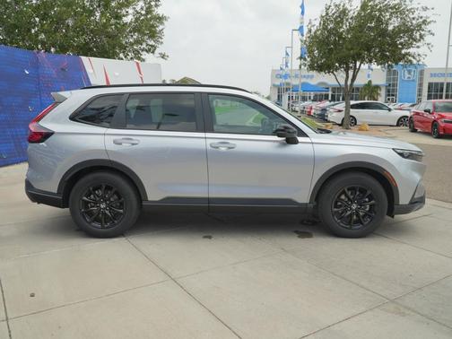 Solar Silver Metallic 2026 Honda CR-V Hybrid Sport-L FWD