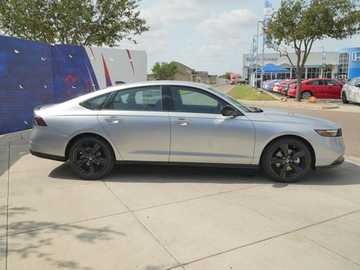 Solar Silver Metallic 2026 Honda Accord Hybrid Sport-L