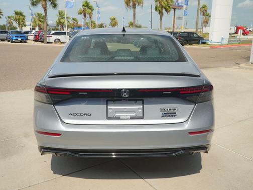 Solar Silver Metallic 2026 Honda Accord Hybrid Sport-L