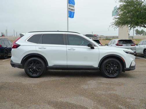 Platinum White Pearl 2023 Honda CR-V Hybrid Sport AWD