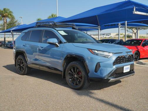 Cavalry Blue 2024 Toyota RAV4 Hybrid SE