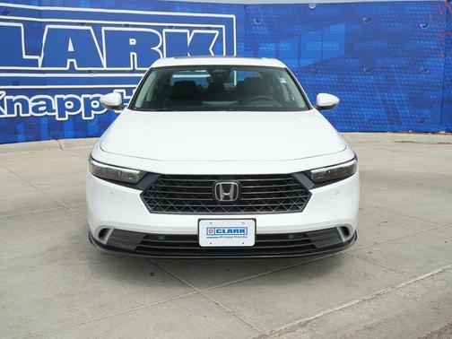 Platinum White Pearl 2026 Honda Accord Hybrid Touring