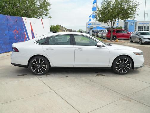Platinum White Pearl 2026 Honda Accord Hybrid Touring