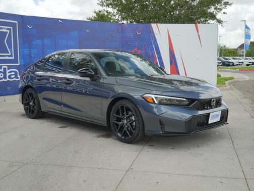 Meteorite Gray Metallic 2026 Honda Civic Sport