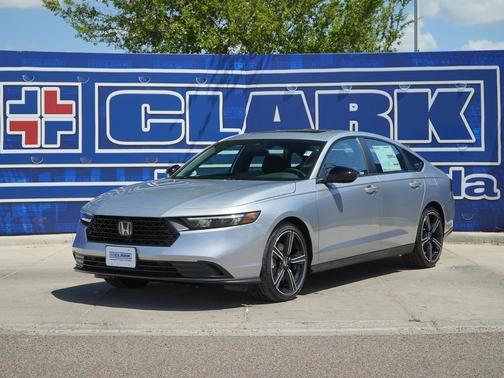 Solar Silver Metallic 2026 Honda Accord Hybrid Sport