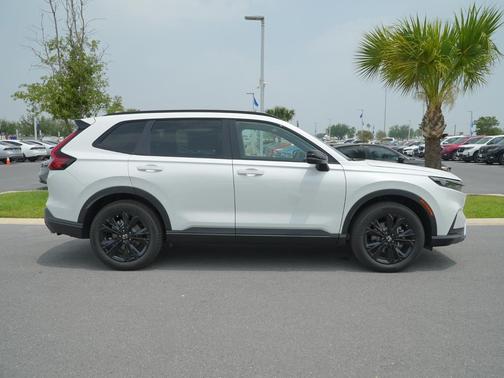 Platinum White Pearl 2026 Honda CR-V Hybrid Sport Touring AWD