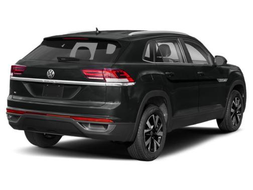 Deep Black Pearl 2022 Volkswagen Atlas Cross Sport 3.6L V6 SE w/Technology