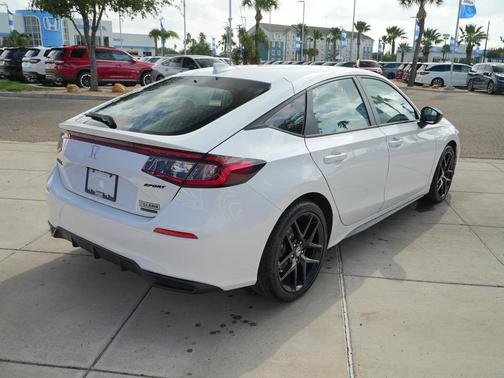 Platinum White Pearl 2026 Honda Civic Hybrid Sport