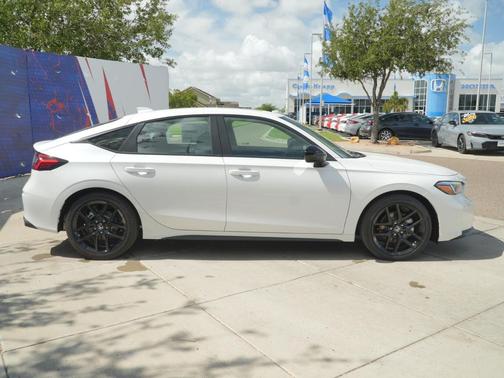 Platinum White Pearl 2026 Honda Civic Hybrid Sport
