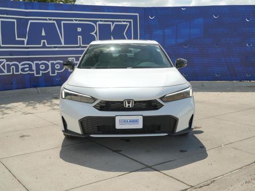 Platinum White Pearl 2026 Honda Civic Hybrid Sport