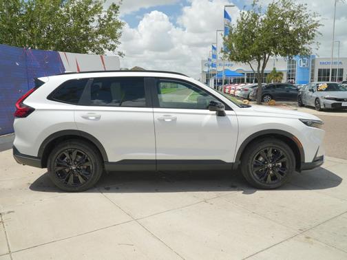 Platinum White Pearl 2026 Honda CR-V Hybrid Sport Touring AWD
