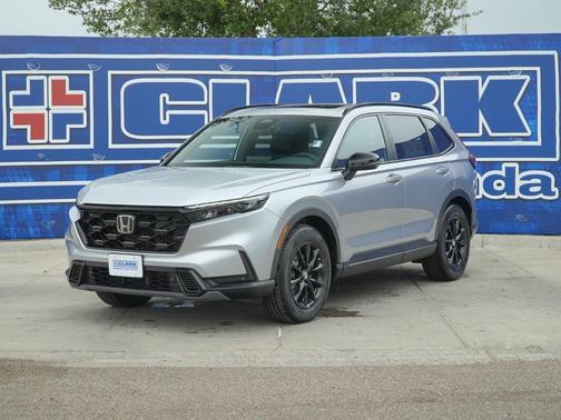 Solar Silver Metallic 2026 Honda CR-V Hybrid Sport-L FWD