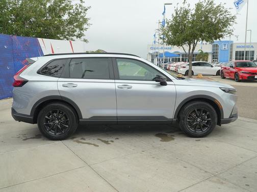 Solar Silver Metallic 2026 Honda CR-V Hybrid Sport-L FWD