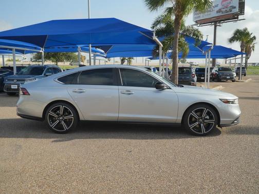 Solar Silver Metallic 2025 Honda Accord Hybrid Sport