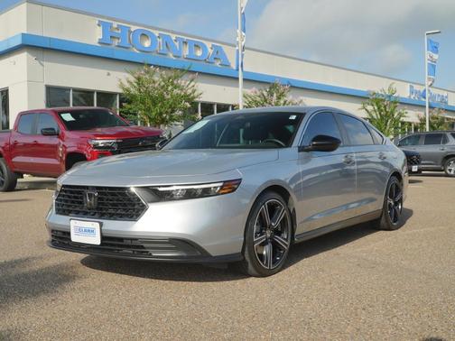 Solar Silver Metallic 2025 Honda Accord Hybrid Sport