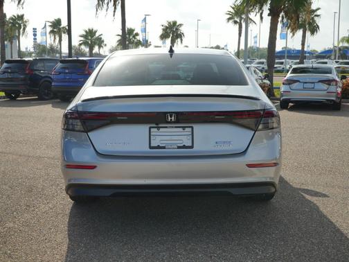 Solar Silver Metallic 2025 Honda Accord Hybrid Sport