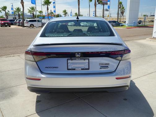 Solar Silver Metallic 2026 Honda Accord Hybrid Sport
