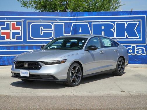 Solar Silver Metallic 2026 Honda Accord Hybrid Sport