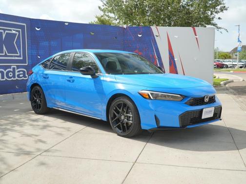 Boost Blue Pearl 2026 Honda Civic Hybrid Sport