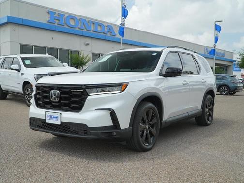 Platinum White Pearl 2025 Honda Pilot Black Edition