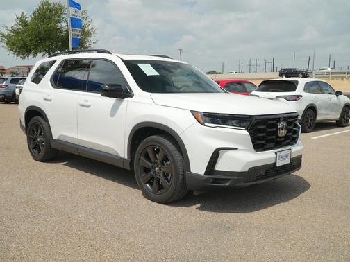 Platinum White Pearl 2025 Honda Pilot Black Edition