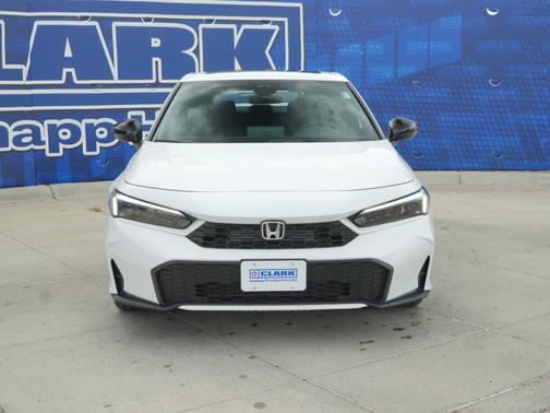 Platinum White Pearl 2026 Honda Civic Hybrid Sport