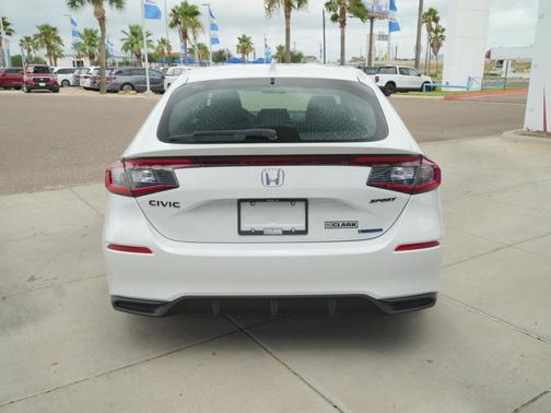 Platinum White Pearl 2026 Honda Civic Hybrid Sport