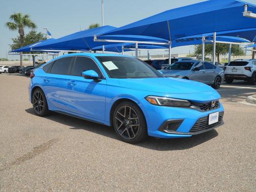 Boost Blue Pearl 2024 Honda Civic Sport Touring
