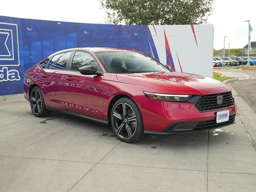 Radiant Red Metallic 2026 Honda Accord Hybrid Sport