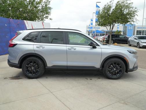 Solar Silver Metallic 2026 Honda CR-V Hybrid Sport FWD
