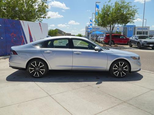 Solar Silver Metallic 2026 Honda Accord Hybrid Touring