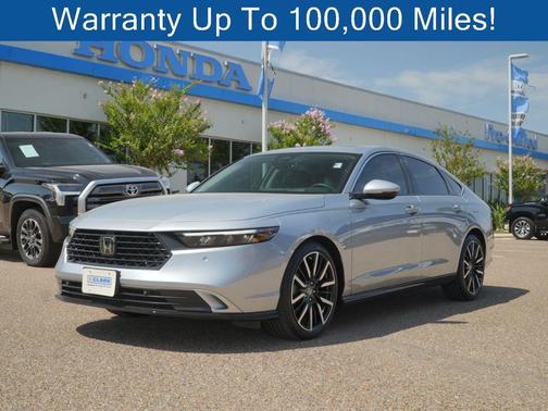 Solar Silver Metallic 2026 Honda Accord Hybrid Touring