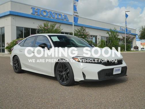 Platinum White Pearl 2025 Honda Civic Sport