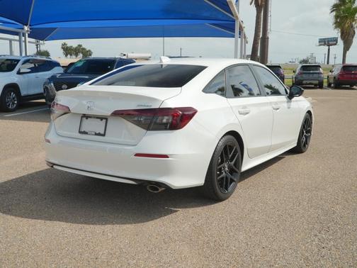 Platinum White Pearl 2025 Honda Civic Sport