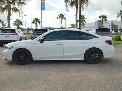 Platinum White Pearl 2025 Honda Civic Sport