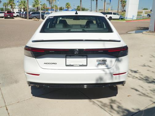 Platinum White Pearl 2026 Honda Accord Hybrid Sport-L