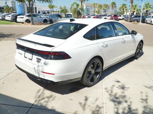 Platinum White Pearl 2026 Honda Accord Hybrid Sport-L
