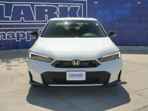 Platinum White Pearl 2026 Honda Civic Hybrid Sport