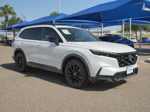 Platinum White Pearl 2026 Honda CR-V Hybrid Sport-L FWD